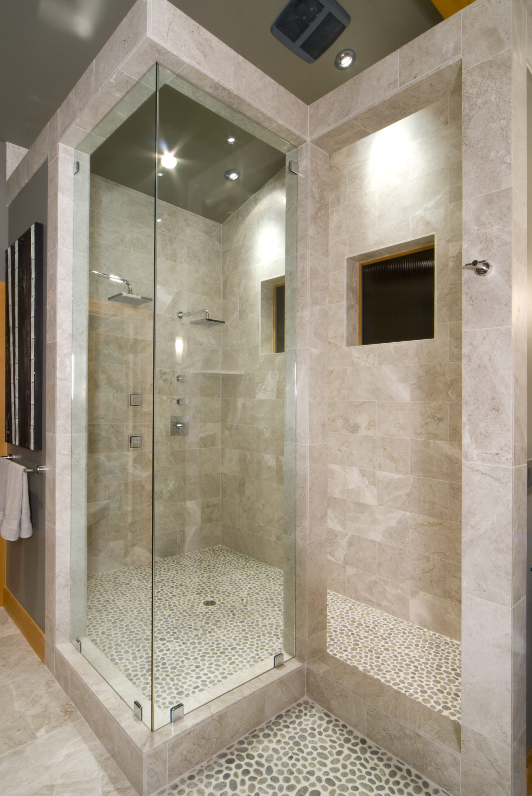 Paroi de douche d&rsquo;angle
