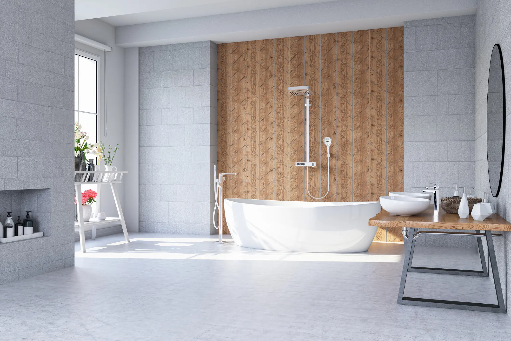 Revêtement de Sol Salle de bain PMR antidérapant