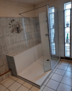 Installation d'une douche sécurisée dans la Somme.