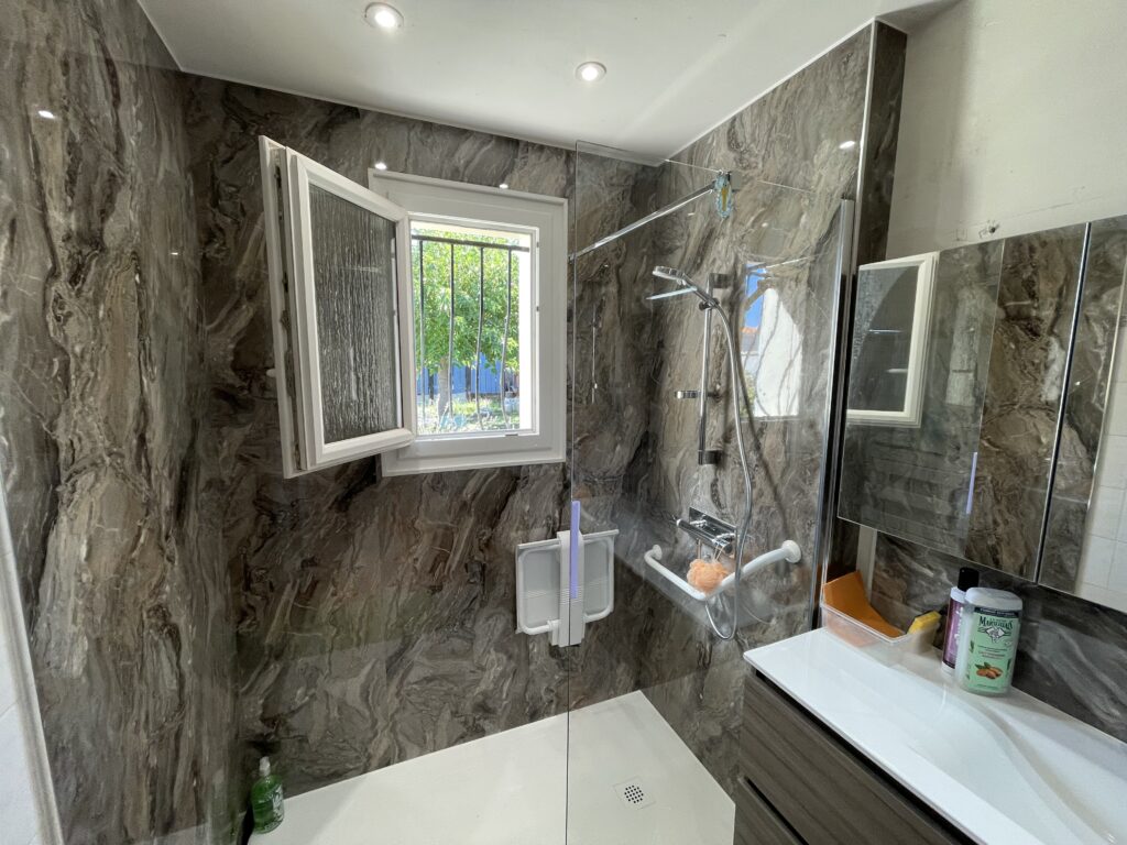 Douche italienne senior
